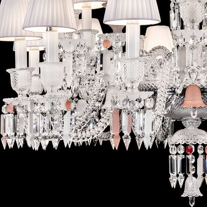 24 lights baccarat chandelier with short neck