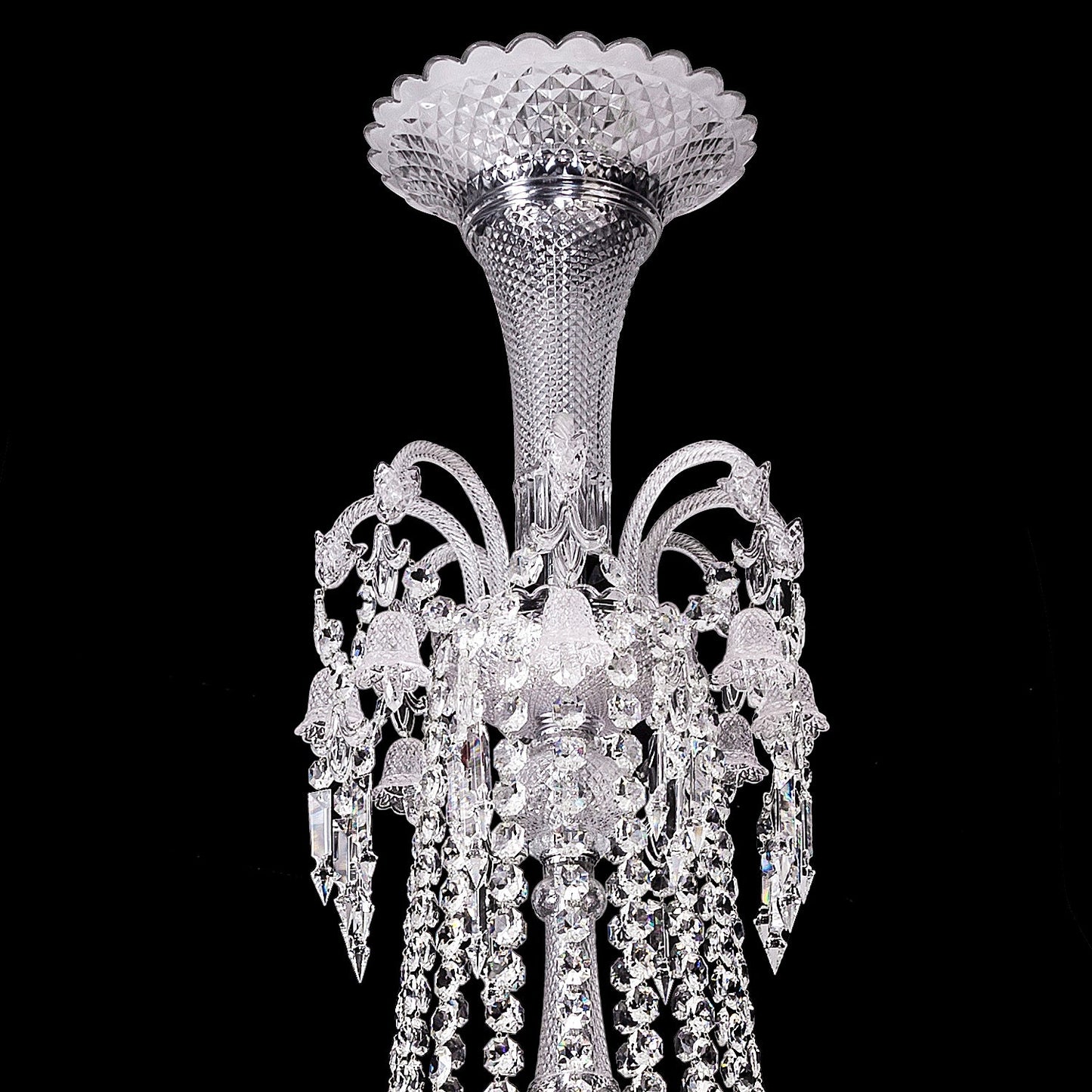 Large 48 lights baccarat crystal chandelier