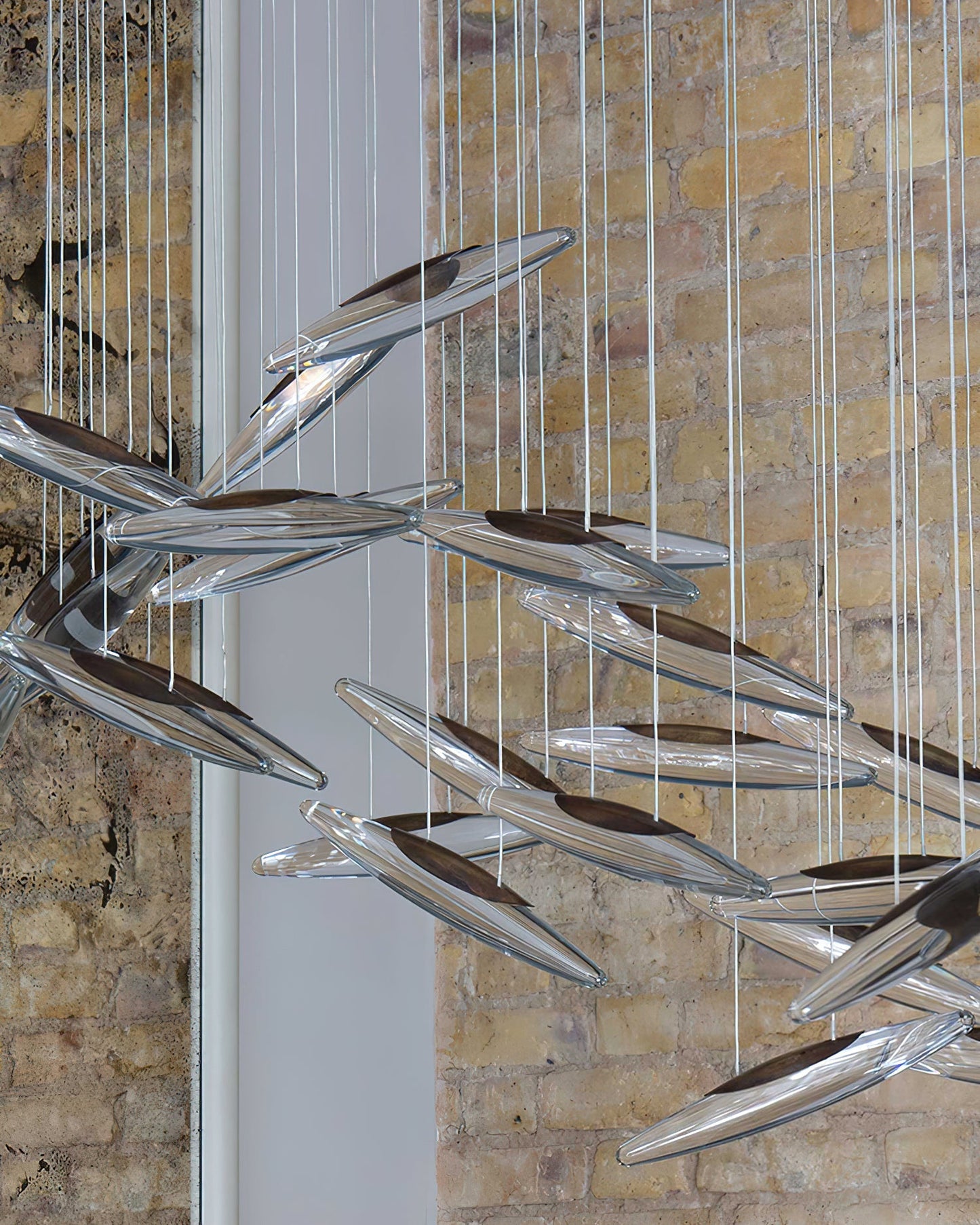 Moonlight Whispers Crystal Spiral Chandelier
