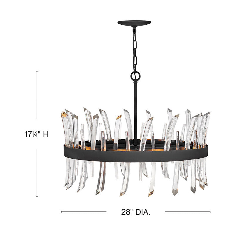 Revel 8 - Light Unique Wagon Wheel Chandelier with Crystal Accents - Richardrider