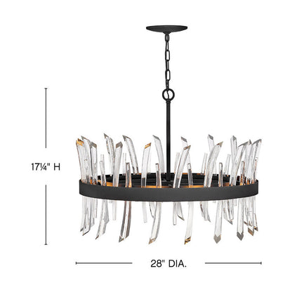 Revel 8 - Light Unique Wagon Wheel Chandelier with Crystal Accents - Richardrider