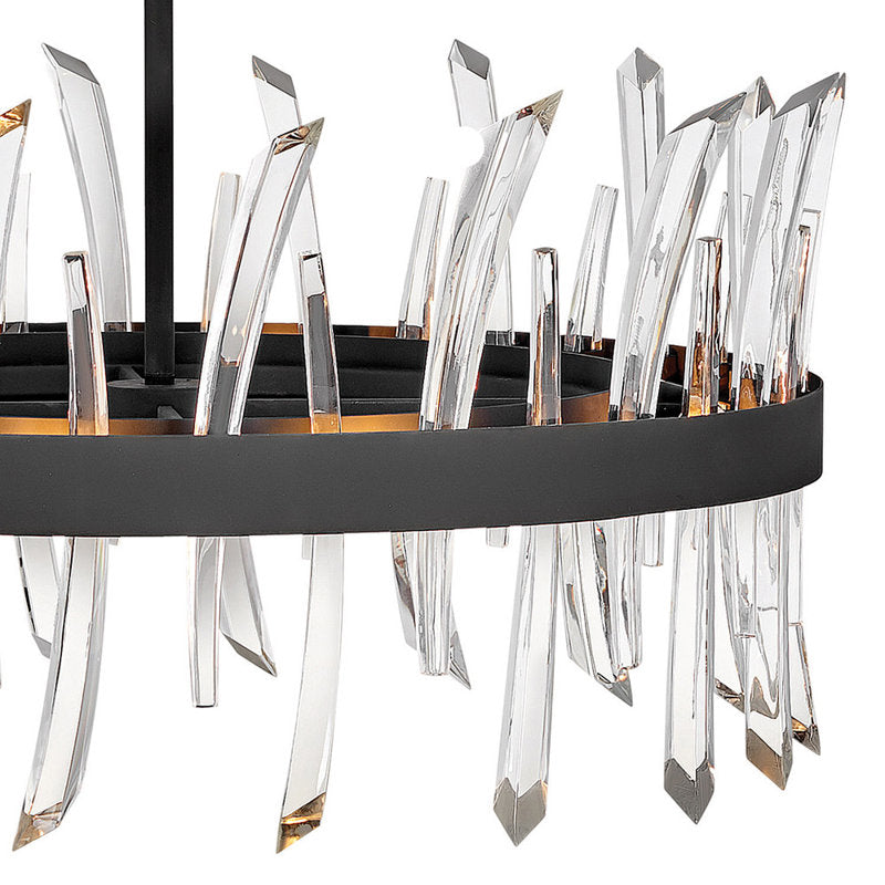 Revel 8 - Light Unique Wagon Wheel Chandelier with Crystal Accents - Richardrider