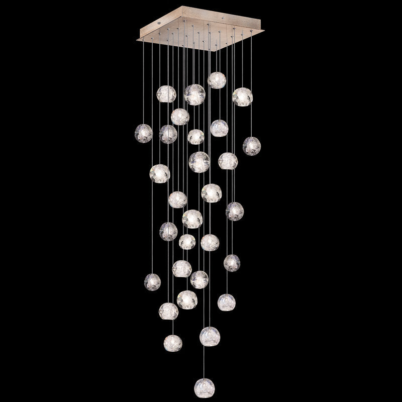 Vitrina Crystal Drop Orbs 30 Ball Large Chandelier - Richardrider