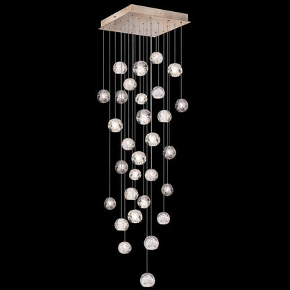 Vitrina Crystal Drop Orbs 30 Ball Large Chandelier - Richardrider