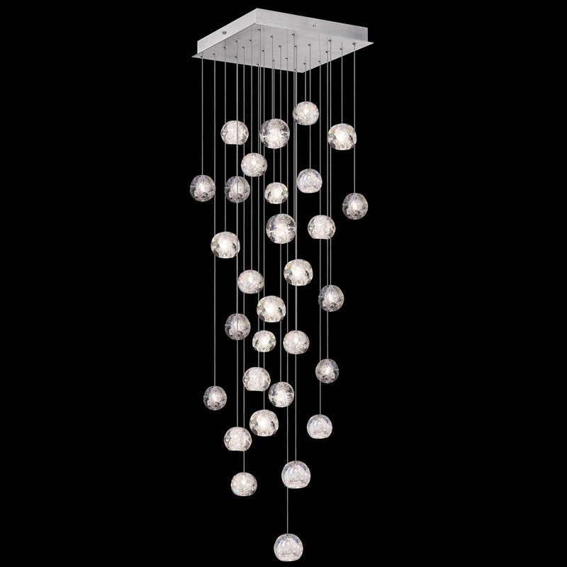 Vitrina Crystal Drop Orbs 30 Ball Large Chandelier - Richardrider