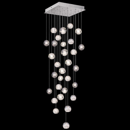Vitrina Crystal Drop Orbs 30 Ball Large Chandelier - Richardrider