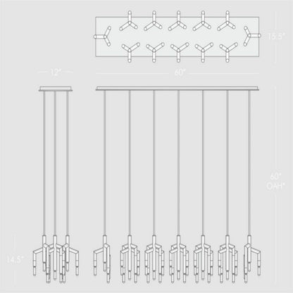 Flori Linear Chandelier - Richardrider