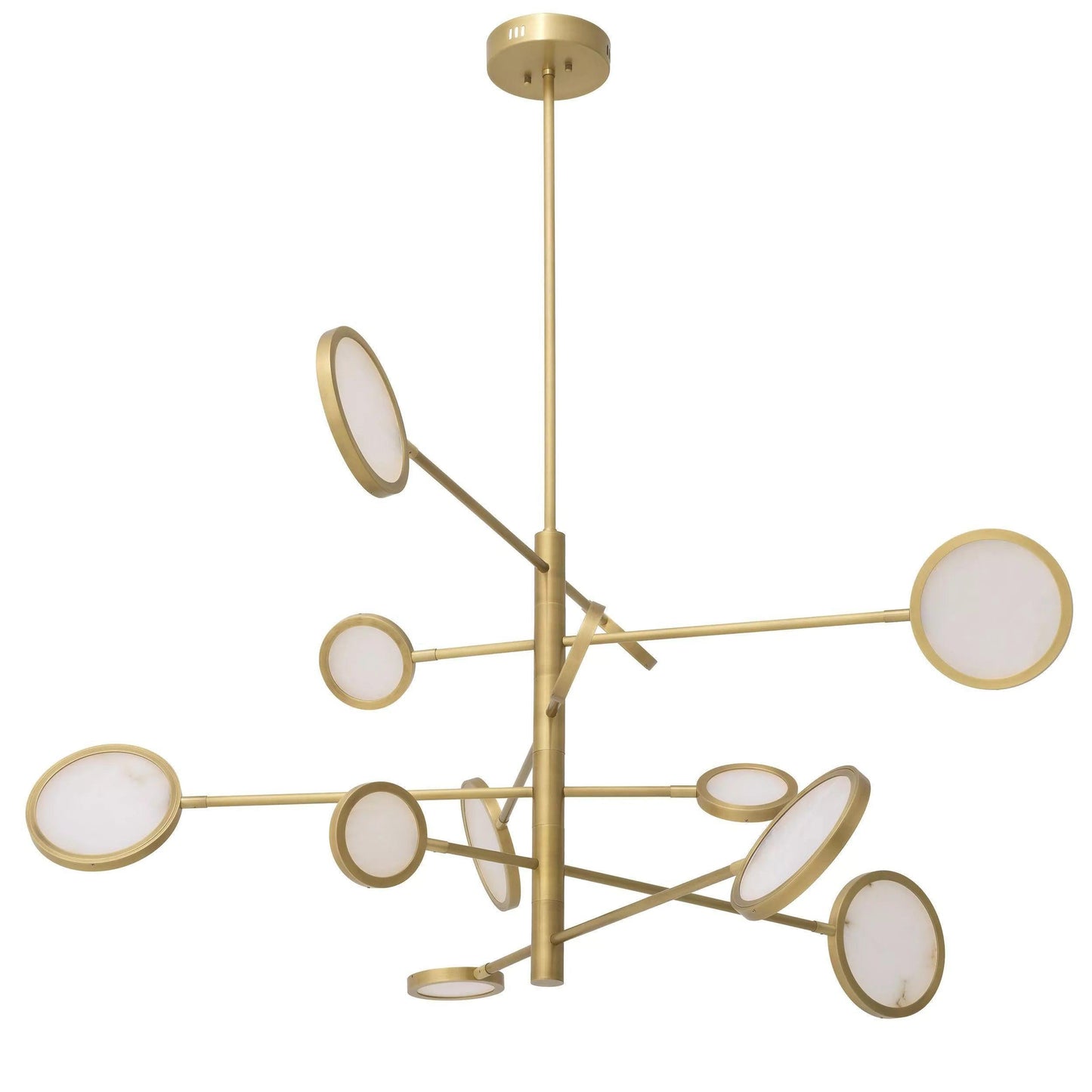 Domani Modern Brass Chandelier - Richardrider