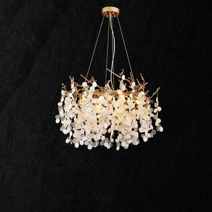 Ardent Branch Crystal Round Circle Chandelier - Richardrider