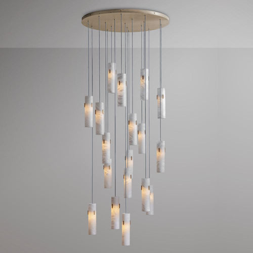 Alabaster Deco Cluster Chandelier - Richardrider