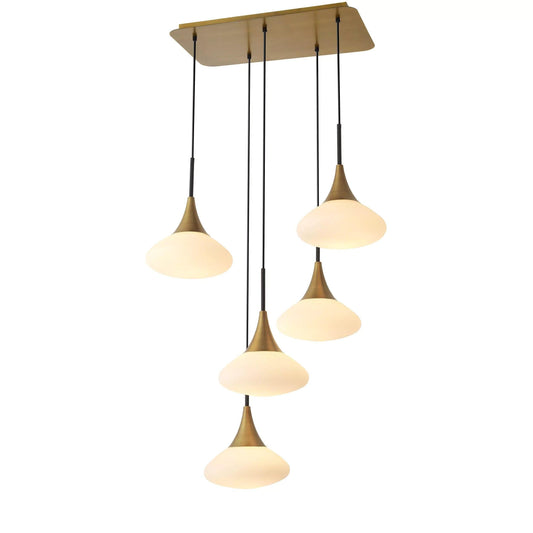 Duco L Modern Brass Chandelier - Richardrider