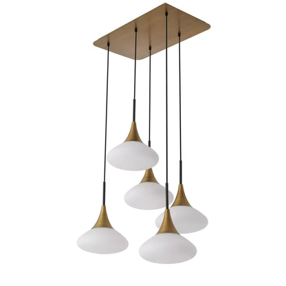 Duco L Modern Brass Chandelier - Richardrider