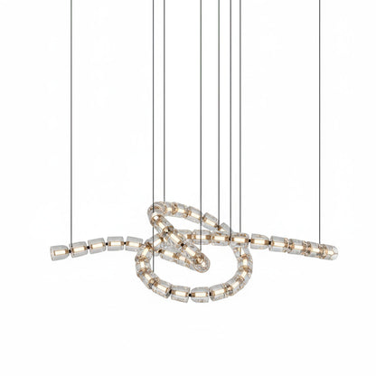 Gabriel Gold Crystal Chandelier