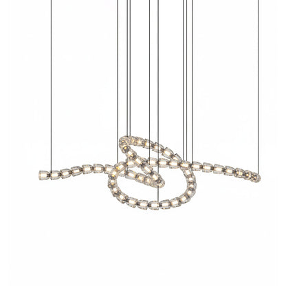 Gabriel Gold Crystal Chandelier