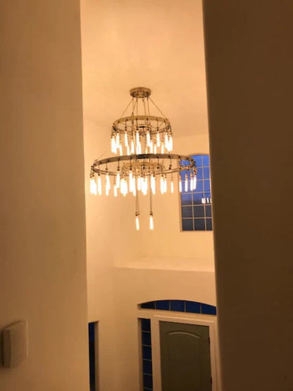 Retro-Inspired Metal Pendant Light Chandelier for Living Room/Bedroom/Staircase/Villa
