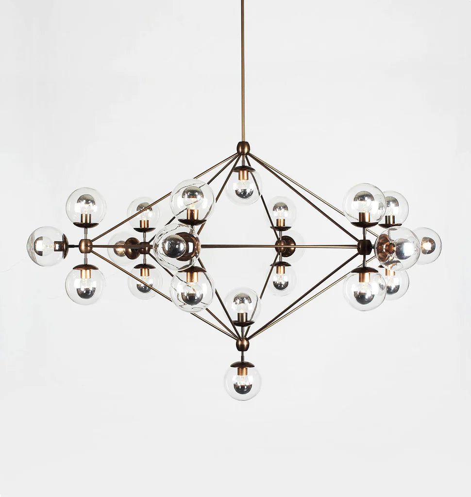 Modo Chandelier - 6 Sided, 21 Globes - Richardrider