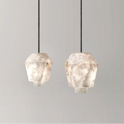 Elvian Alabaster Pendant Light