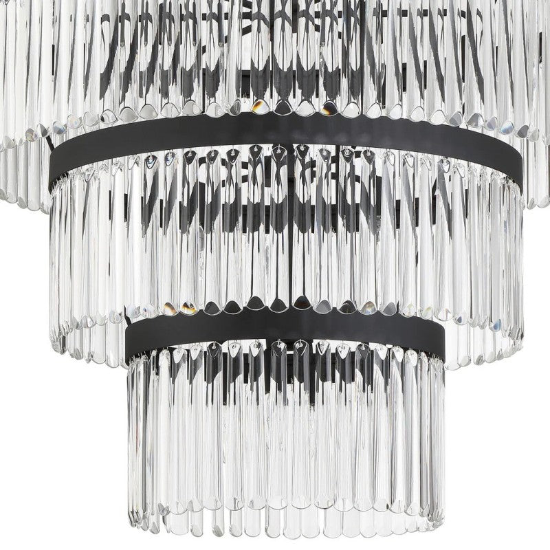 Elemory Glass 22 Light Round Chandelier - Richardrider