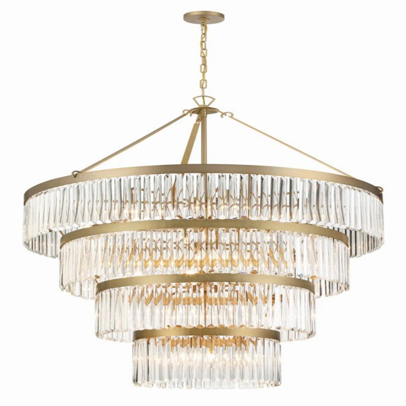 Elemory Glass 22 Light Round Chandelier - Richardrider