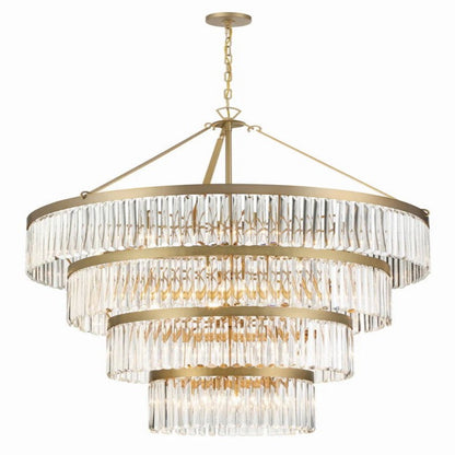 Elemory Glass 22 Light Round Chandelier - Richardrider