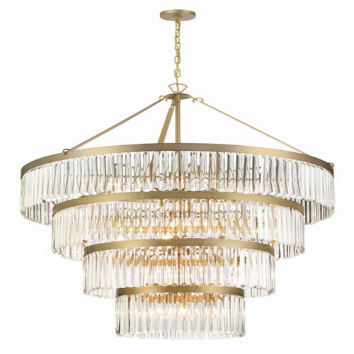 Elemory Glass 22 Light Round Chandelier - Richardrider