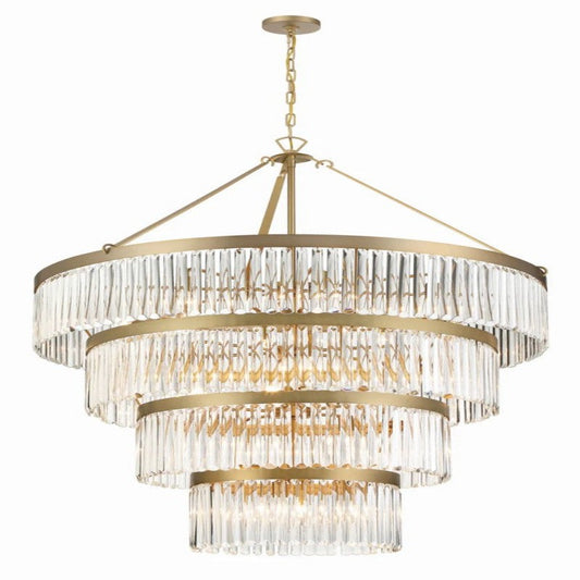 Elemory Glass 22 Light Round Chandelier - Richardrider