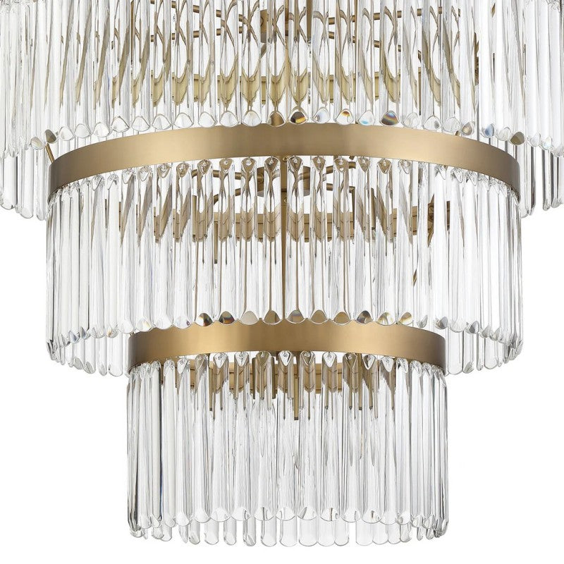 Elemory Glass 22 Light Round Chandelier - Richardrider