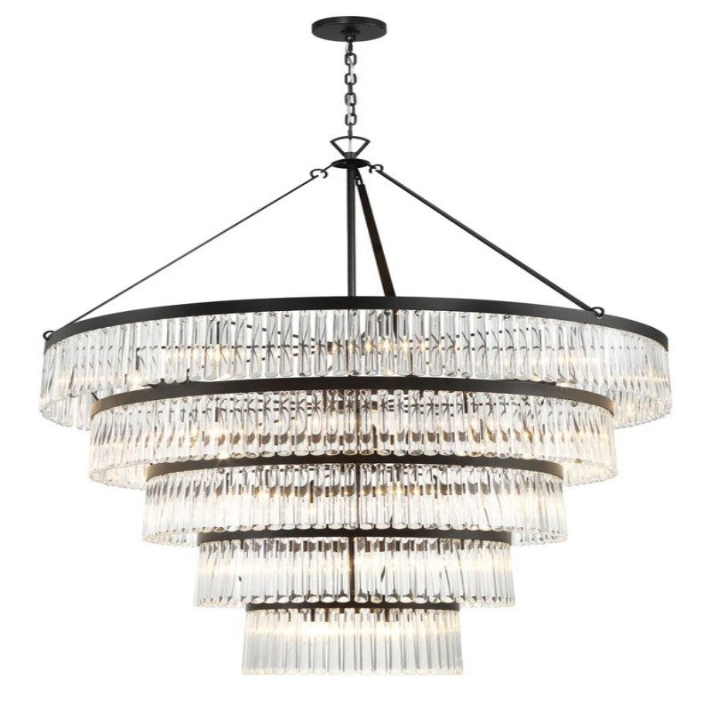 Elemory Glass 30 Light Round Chandelier - Richardrider