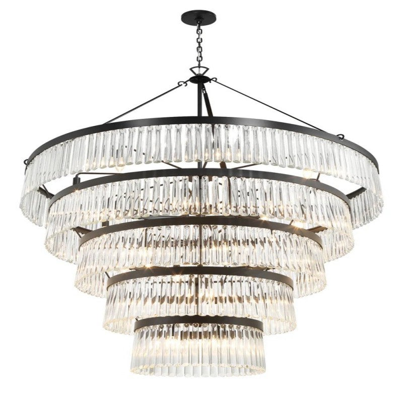 Elemory Glass 30 Light Round Chandelier - Richardrider