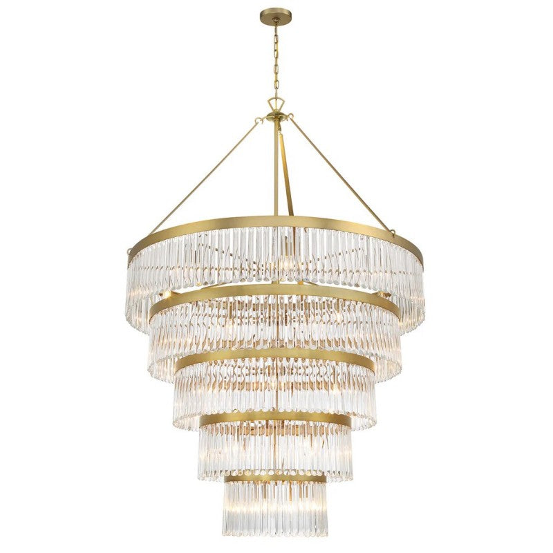 Elemory Glass 30 Light Round Chandelier - Richardrider
