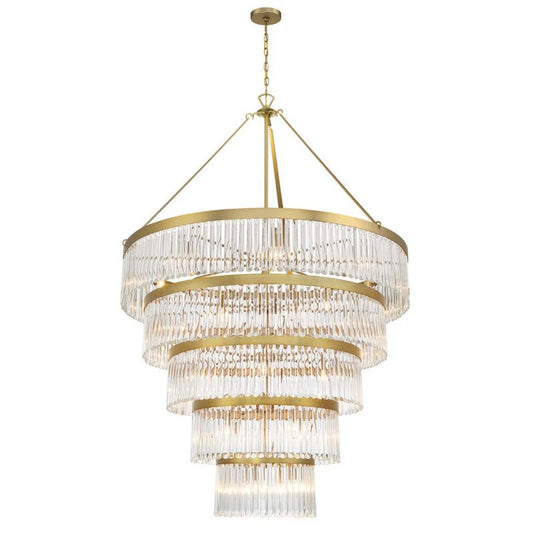 Elemory Glass 30 Light Round Chandelier - Richardrider