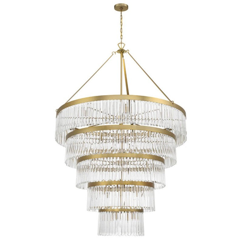 Elemory Glass 30 Light Round Chandelier - Richardrider