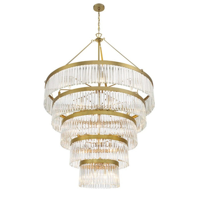 Elemory Glass 30 Light Round Chandelier - Richardrider