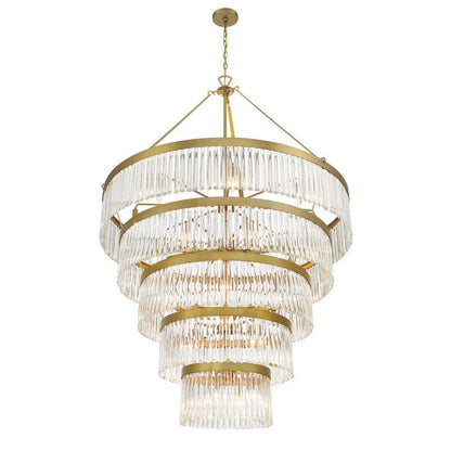 Elemory Glass 30 Light Round Chandelier - Richardrider