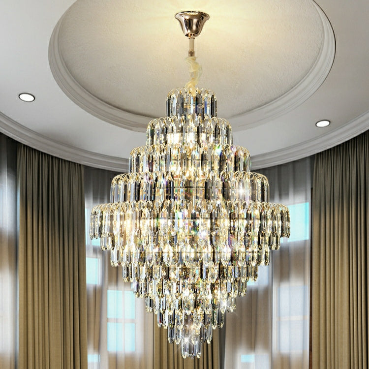 Extra Large Foyer Decorative Crystal Lighting Fixture Living Room Crystal Chandelier For Entryway Staircase - Richardrider