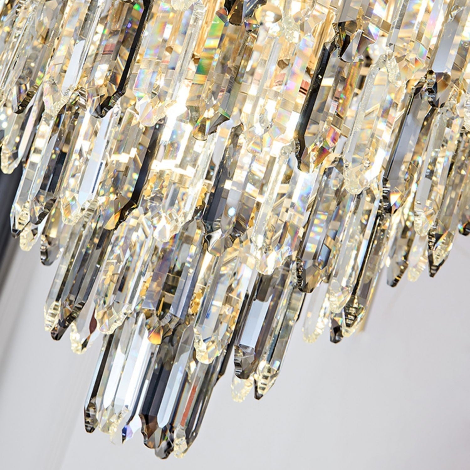 Extra Large Foyer Decorative Crystal Lighting Fixture Living Room Crystal Chandelier For Entryway Staircase - Richardrider