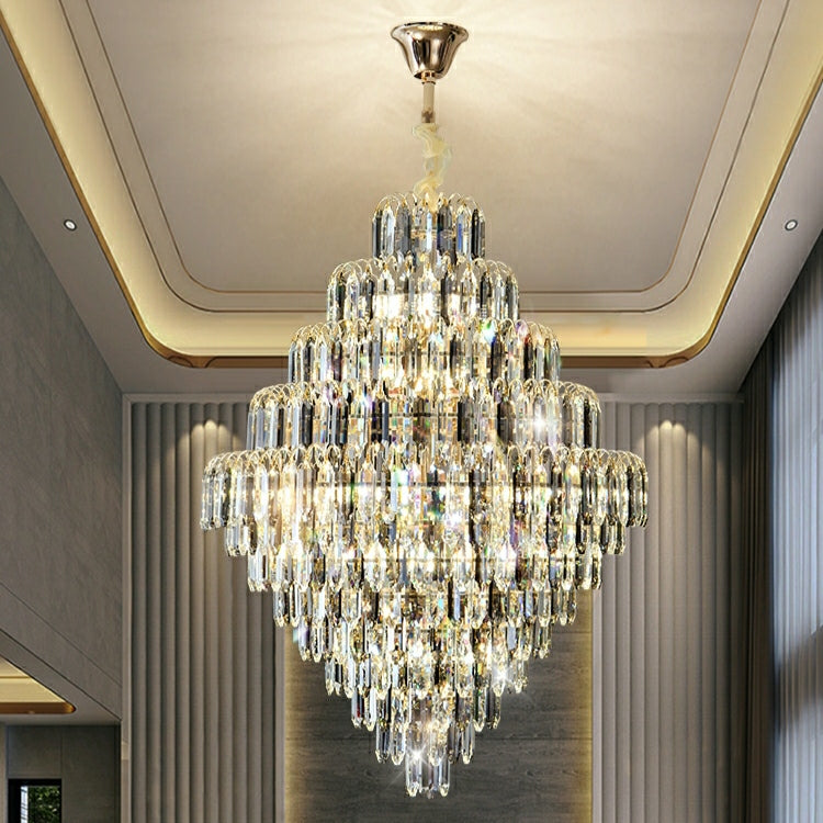 Extra Large Foyer Decorative Crystal Lighting Fixture Living Room Crystal Chandelier For Entryway Staircase - Richardrider