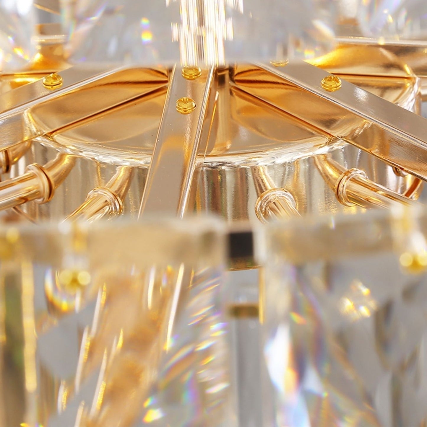 Extra Large Foyer Pure Crystal Ceiling Light Fixture Living Room Entrance Staircase Chandelier - Richardrider