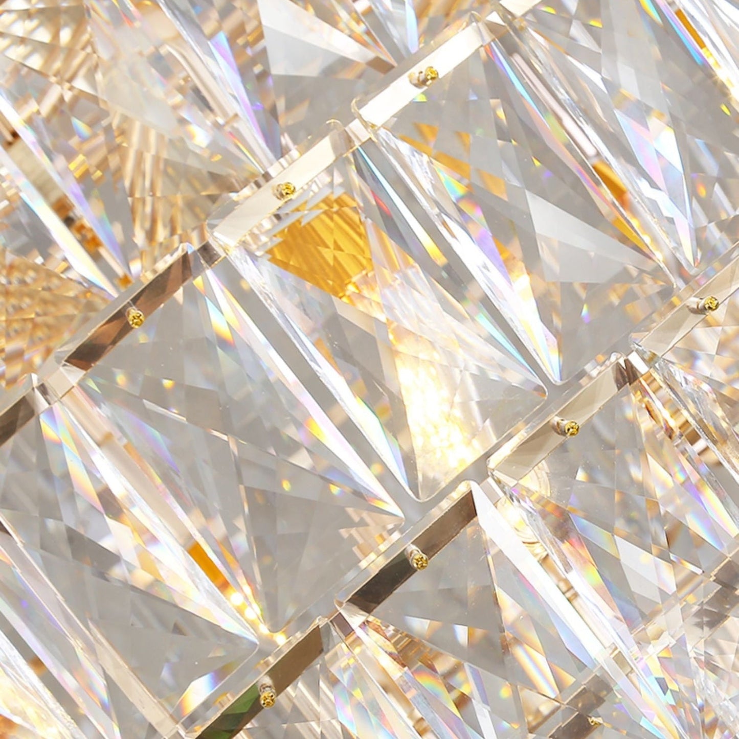 Extra Large Foyer Pure Crystal Ceiling Light Fixture Living Room Entrance Staircase Chandelier - Richardrider