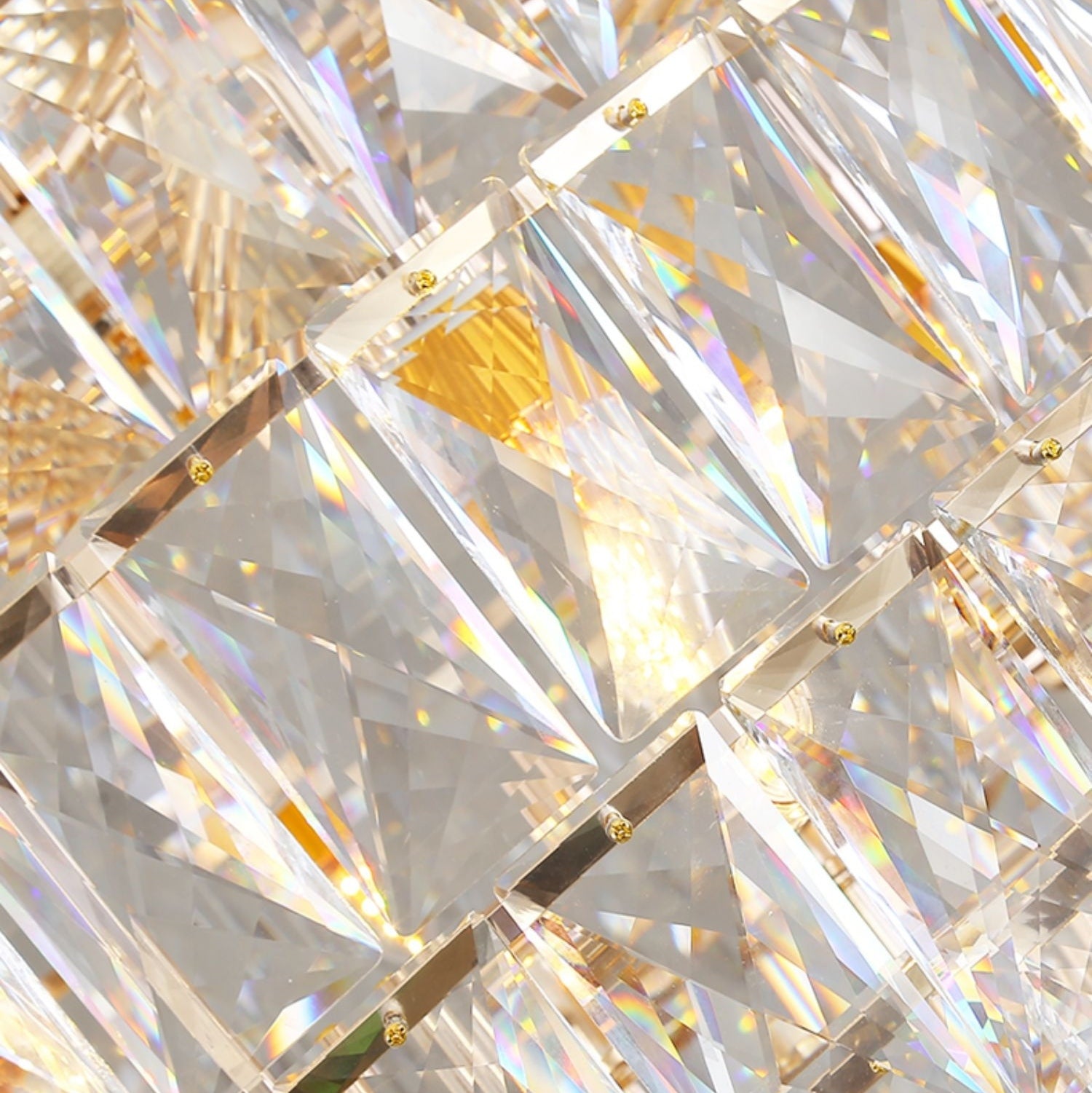 Extra Large Foyer Pure Crystal Ceiling Light Fixture Living Room Entrance Staircase Chandelier - Richardrider