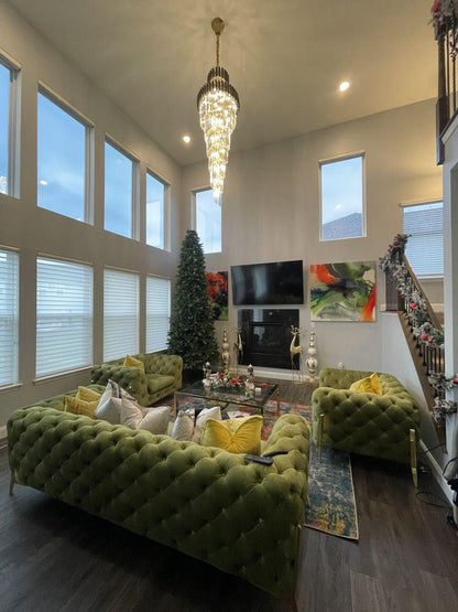 Spiral Crystal Chandelier For Foyer/ Staircase - Richardrider
