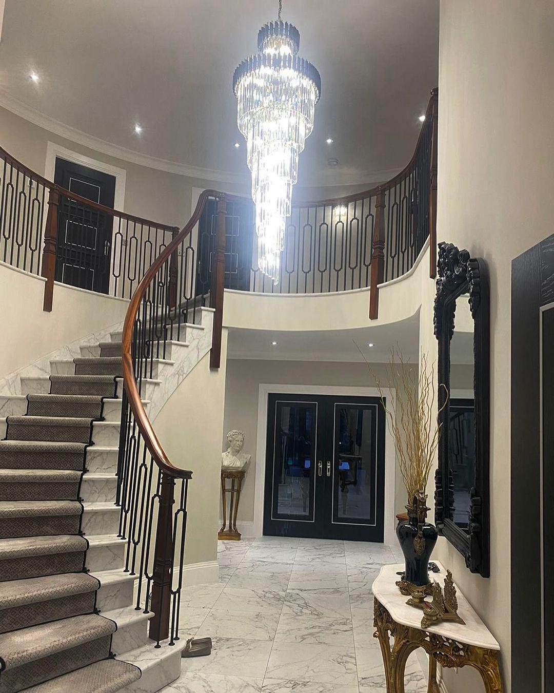 Spiral Crystal Chandelier For Foyer/ Staircase - Richardrider