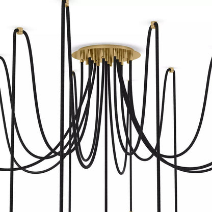 Art Crystal Ball Spider Chandelier Opal Matte Glass - Richardrider