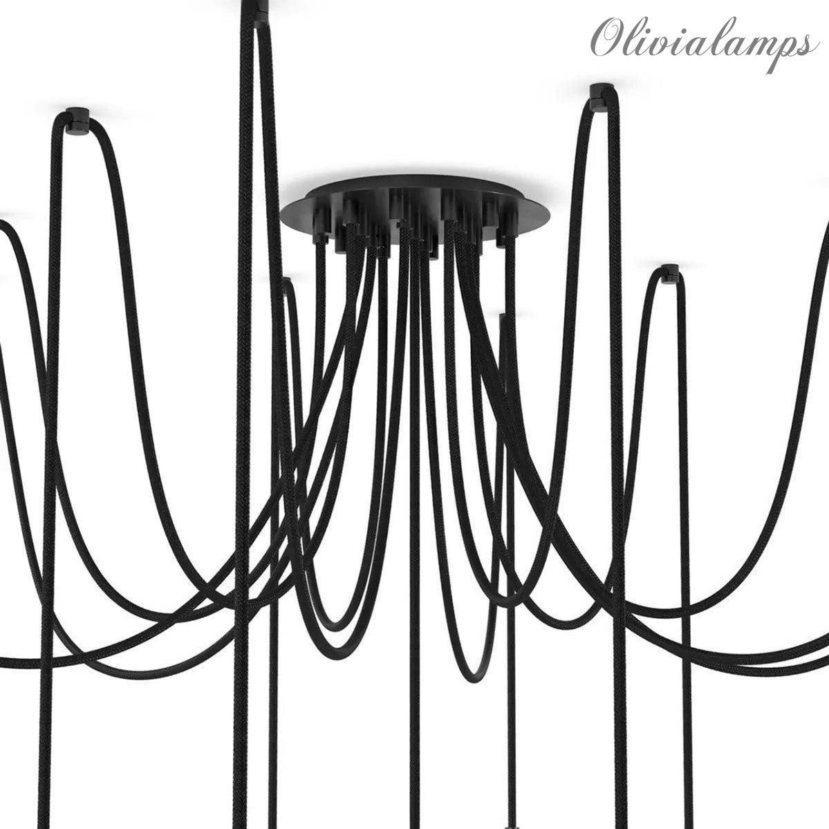 Art Crystal Ball Spider Chandelier Opal Matte Glass - Richardrider