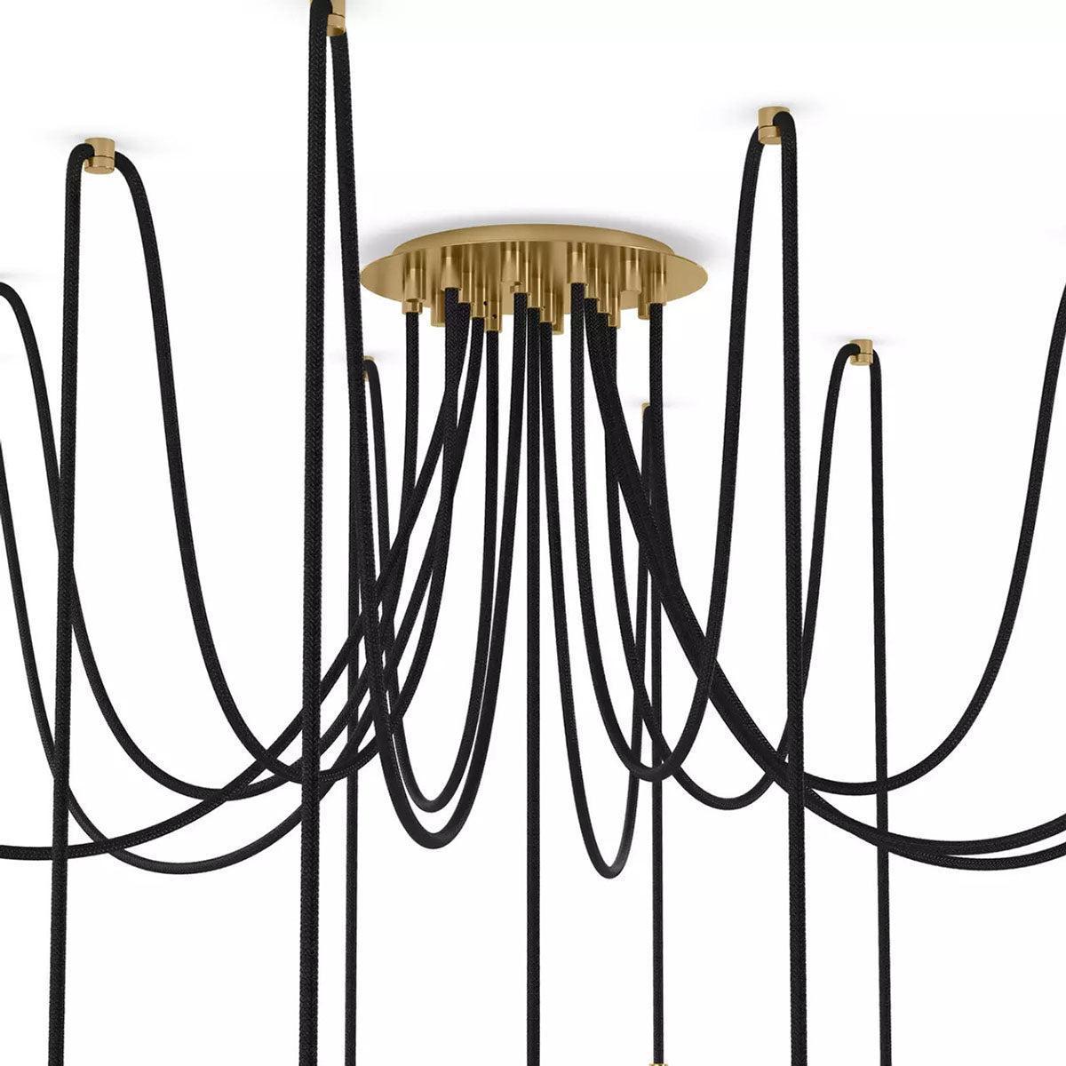 Art Crystal Ball Spider Chandelier Clear Ribbon Glass - Richardrider