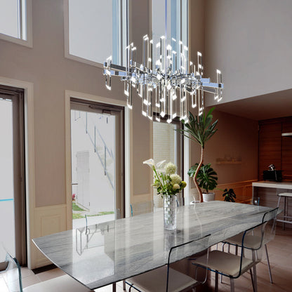 Facets 1-Light Kitchen Island LED Chandelier - Richardrider