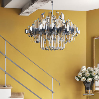 Facets 1-Light Kitchen Island LED Chandelier - Richardrider