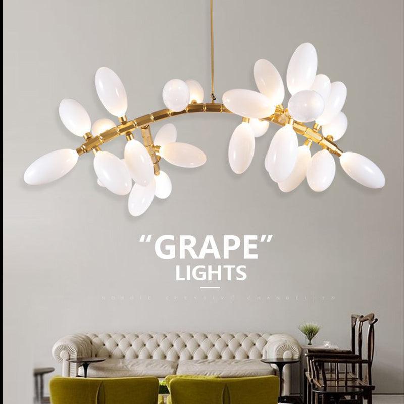 Fashion Grape Linear Chandelier 57" L - Richardrider