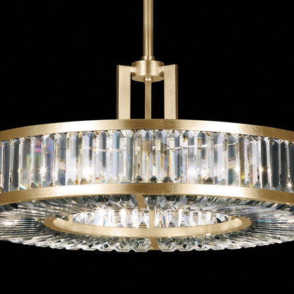 Riley Art Crystal Enchantment 29" Round Pendant