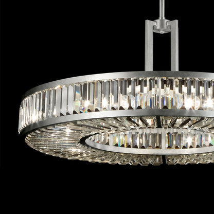 Riley Art Crystal Enchantment 37" Round Pendant